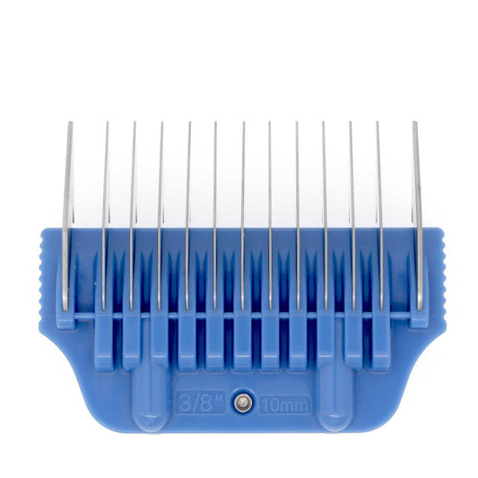 Wide Clipper Comb Attachment Blue 10mm 3/8"