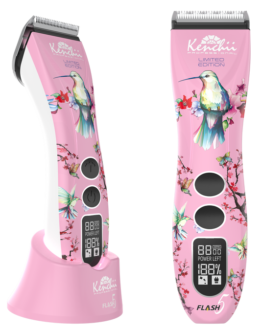 Kenchii Flash5™ | 5-in-1 Digital Cordless Clipper | Pink Edition