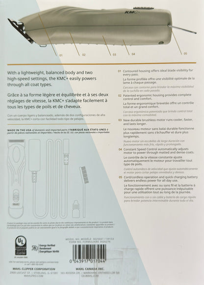 WAHL | KMC+ Sage Green Corded/Cordless Clipper