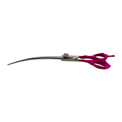Pink Blossom Professional Grooming Curved Shears