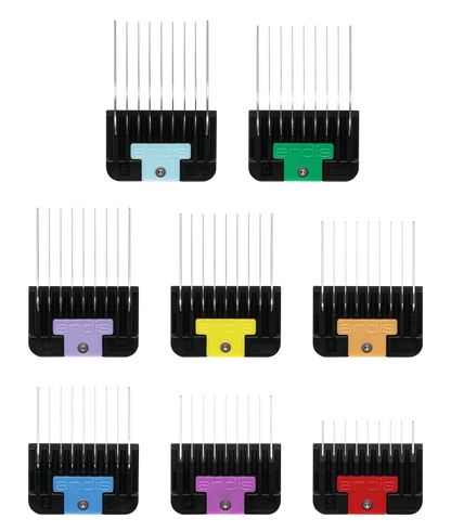 Andis | Universal Stainless Steel Combs 8-Piece Set